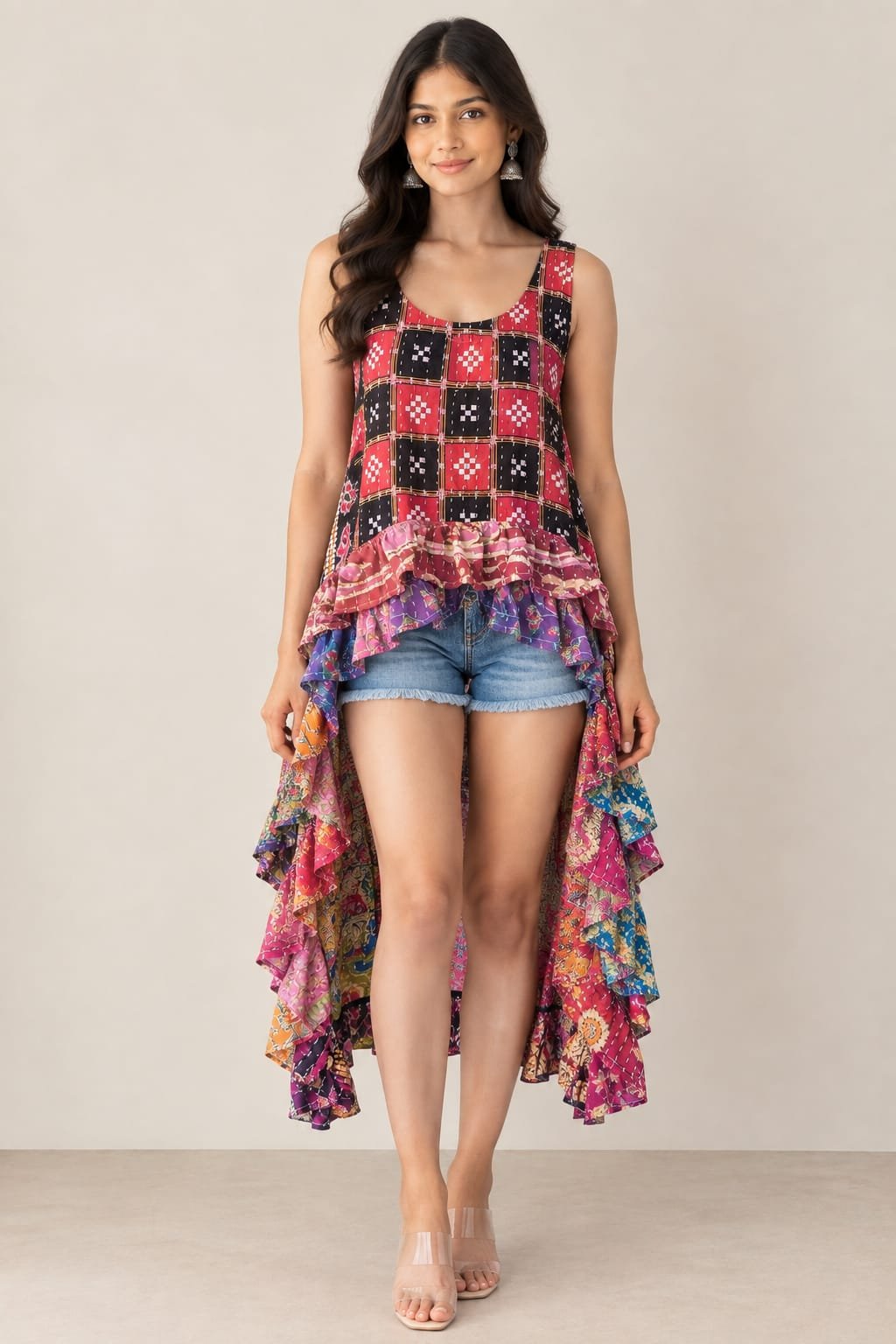 ruffle dress